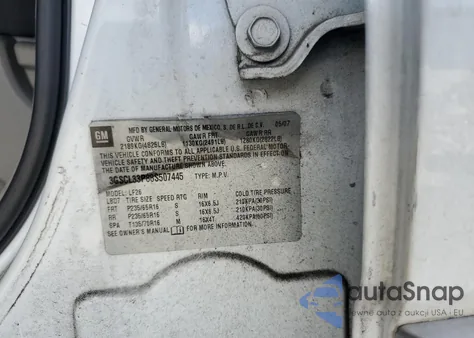 2008 Saturn Vue Xe z USA, uszkodzony, nr VIN 3GSCL33P88S507445